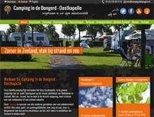 Tablet Screenshot of campingindebongerd.nl